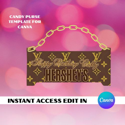 CANDY BAR PURSE TEMPLATE