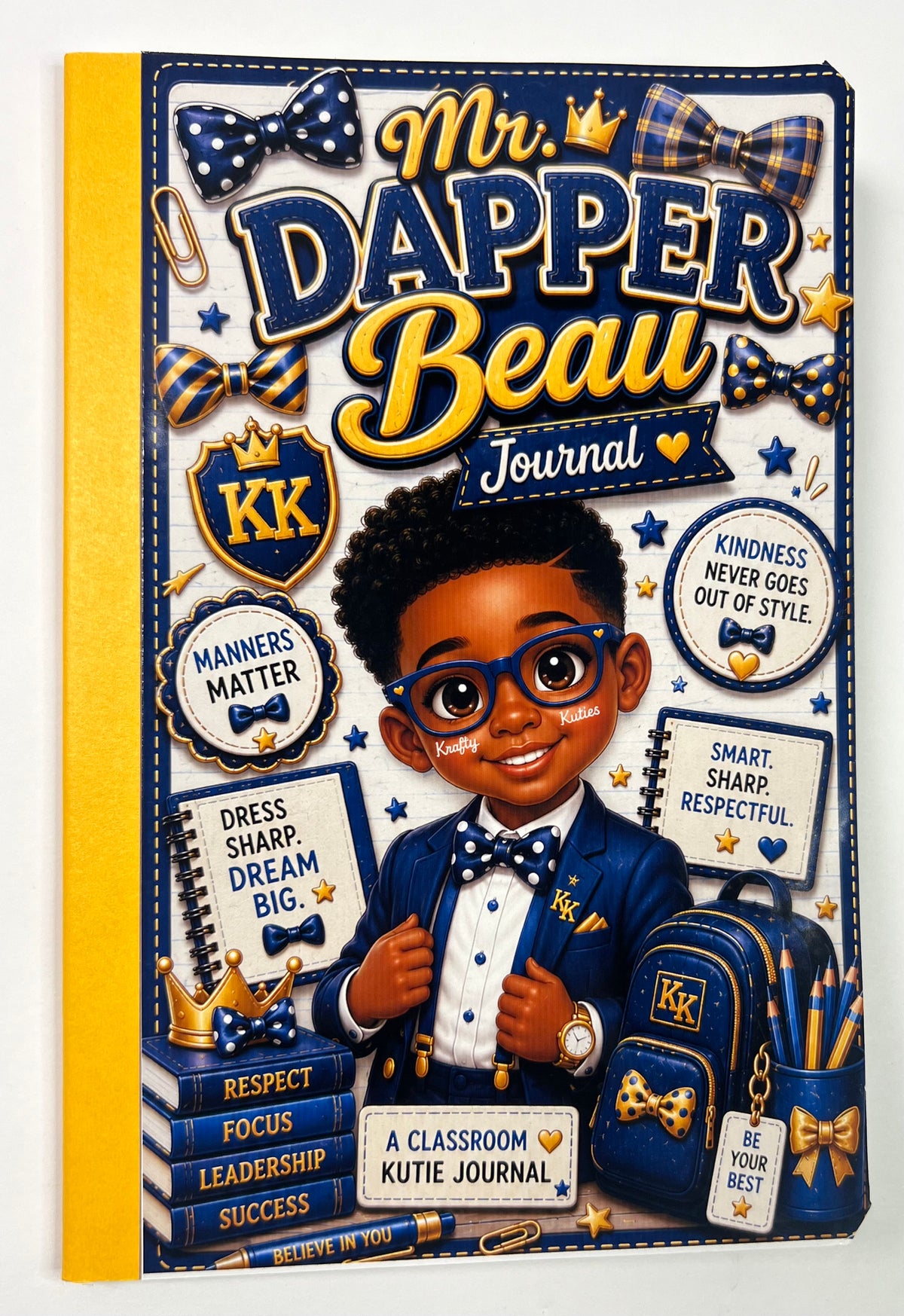 DAPPER Classroom Kuties Journals | Colorful Motivational Composition Notebooks for Kids