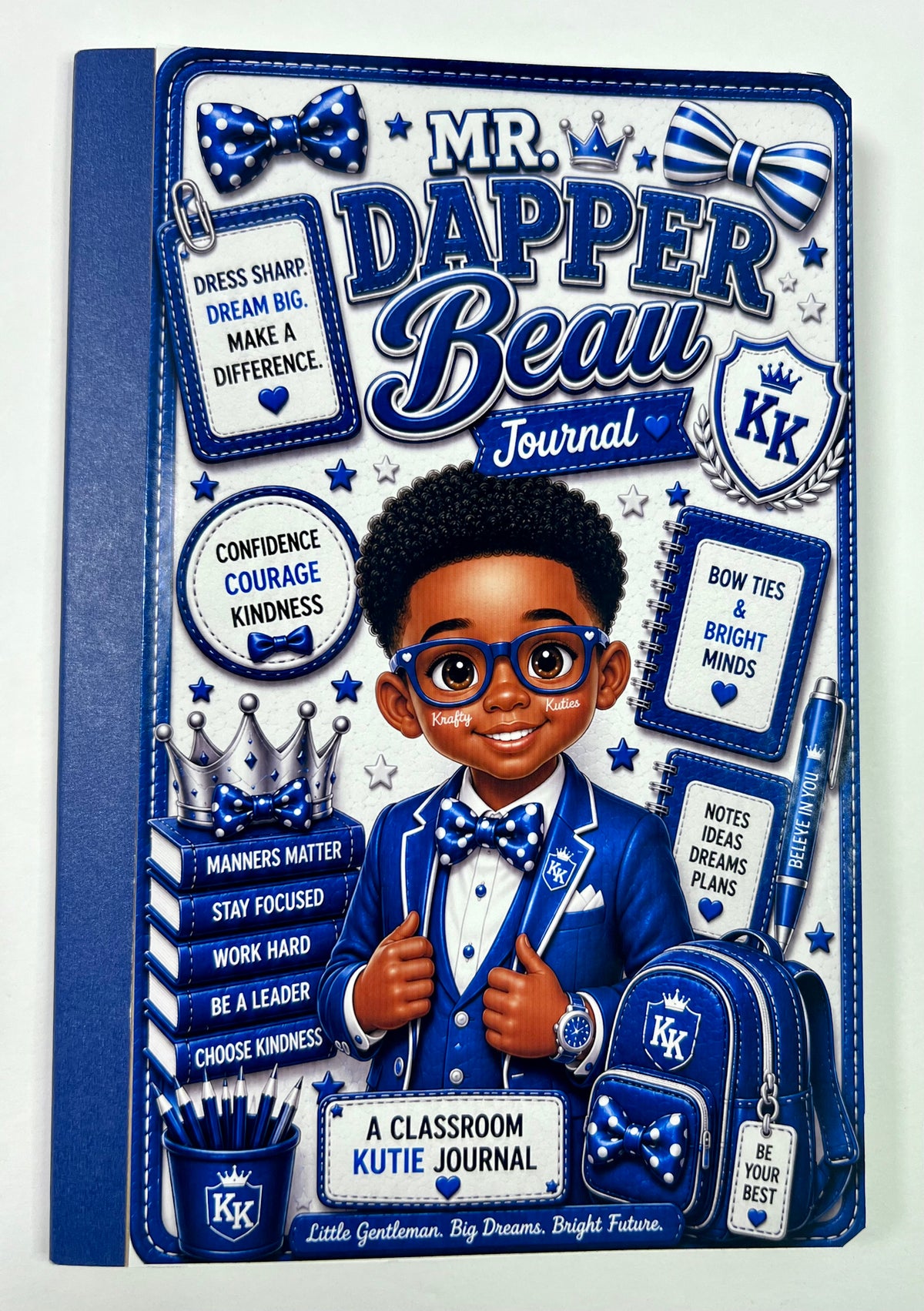 DAPPER Classroom Kuties Journals | Colorful Motivational Composition Notebooks for Kids