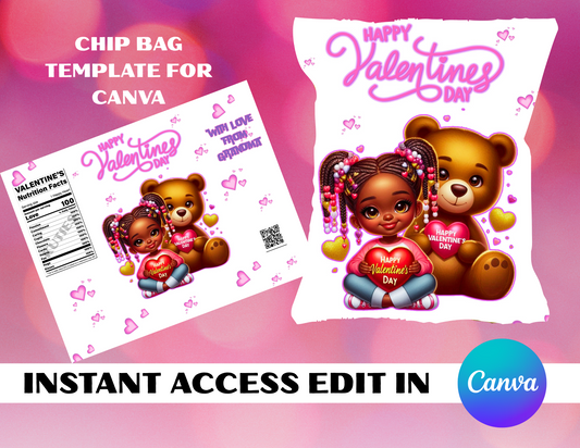 CHIP BAG TEMPLATE (BEAR)